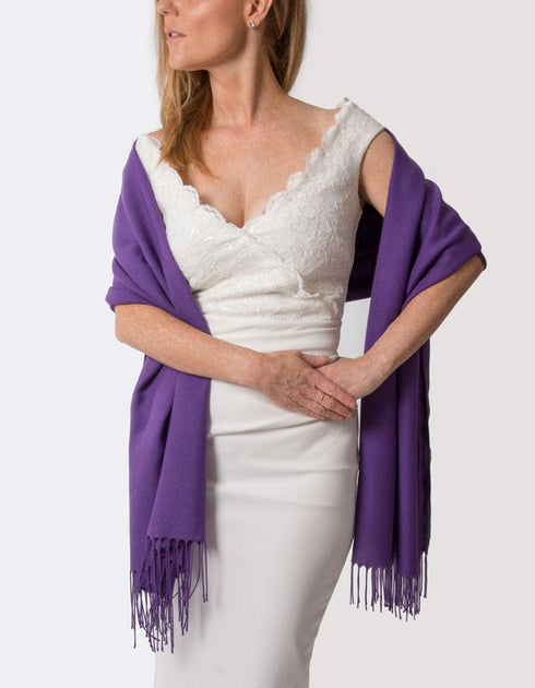 Mauve 2025 wedding shawl