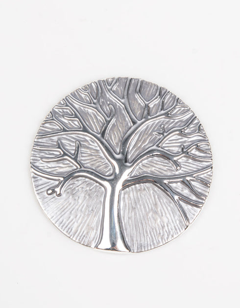 Silver tree of hot sale life brooch