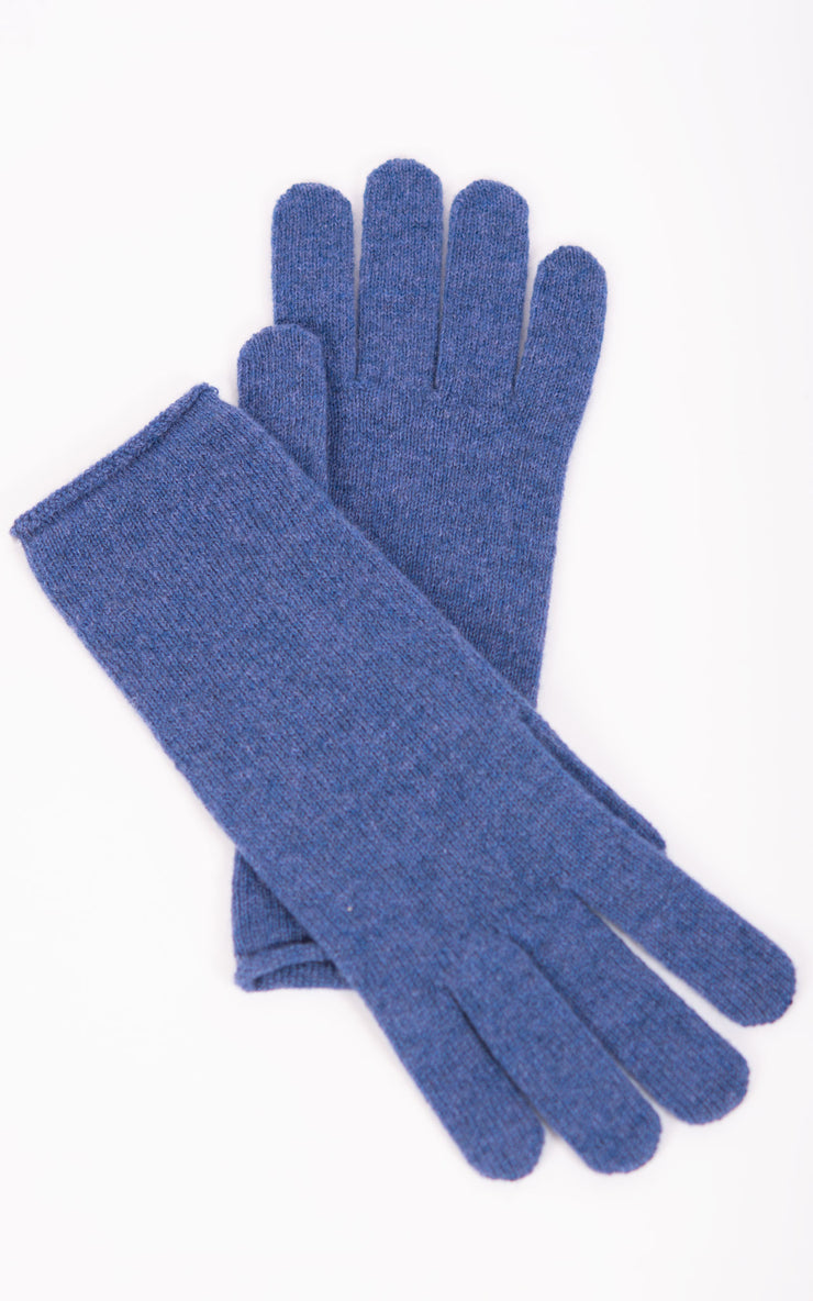 Cashmere Gloves | Blue