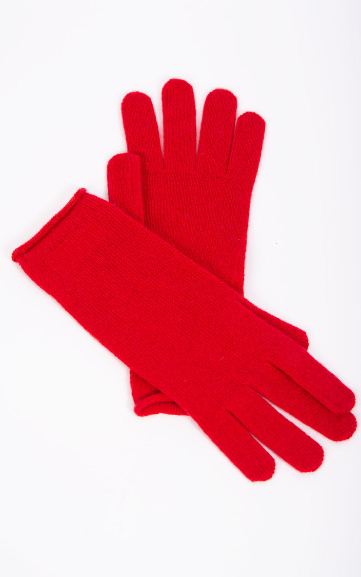 Cashmere Gloves | Red