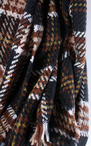 Check Scarf | Black