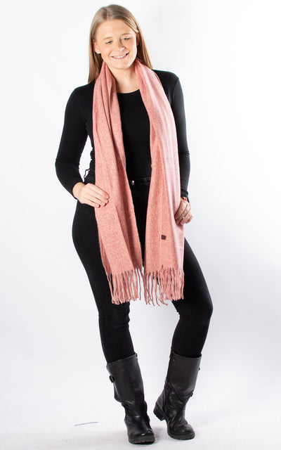 Cosy Winter Scarf | Dusky Pink