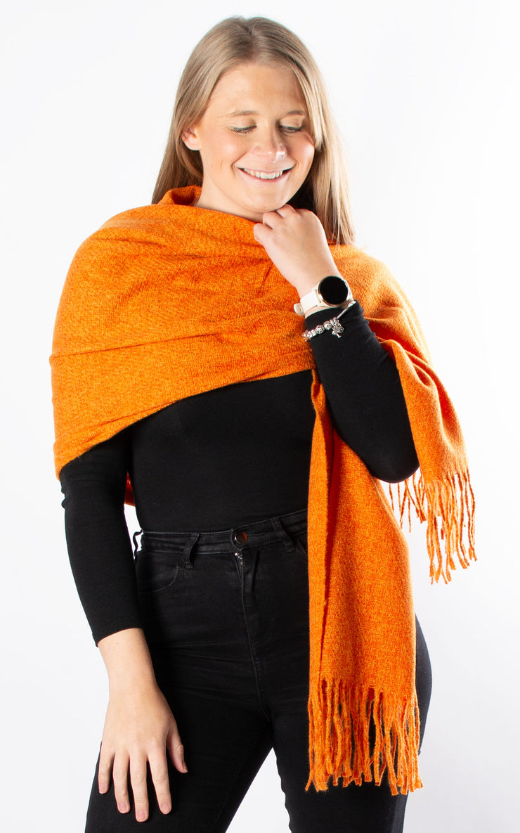 Cosy Winter Scarf | Orange