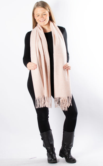 Cosy Winter Scarf | Pale Pink