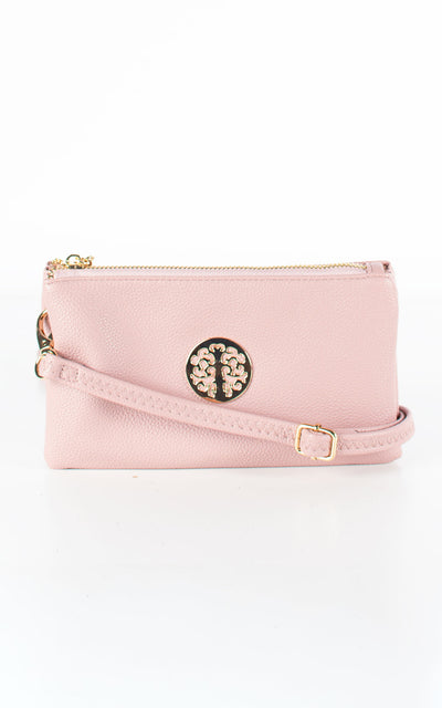 Dusky Pink Clutch Bag | Toni
