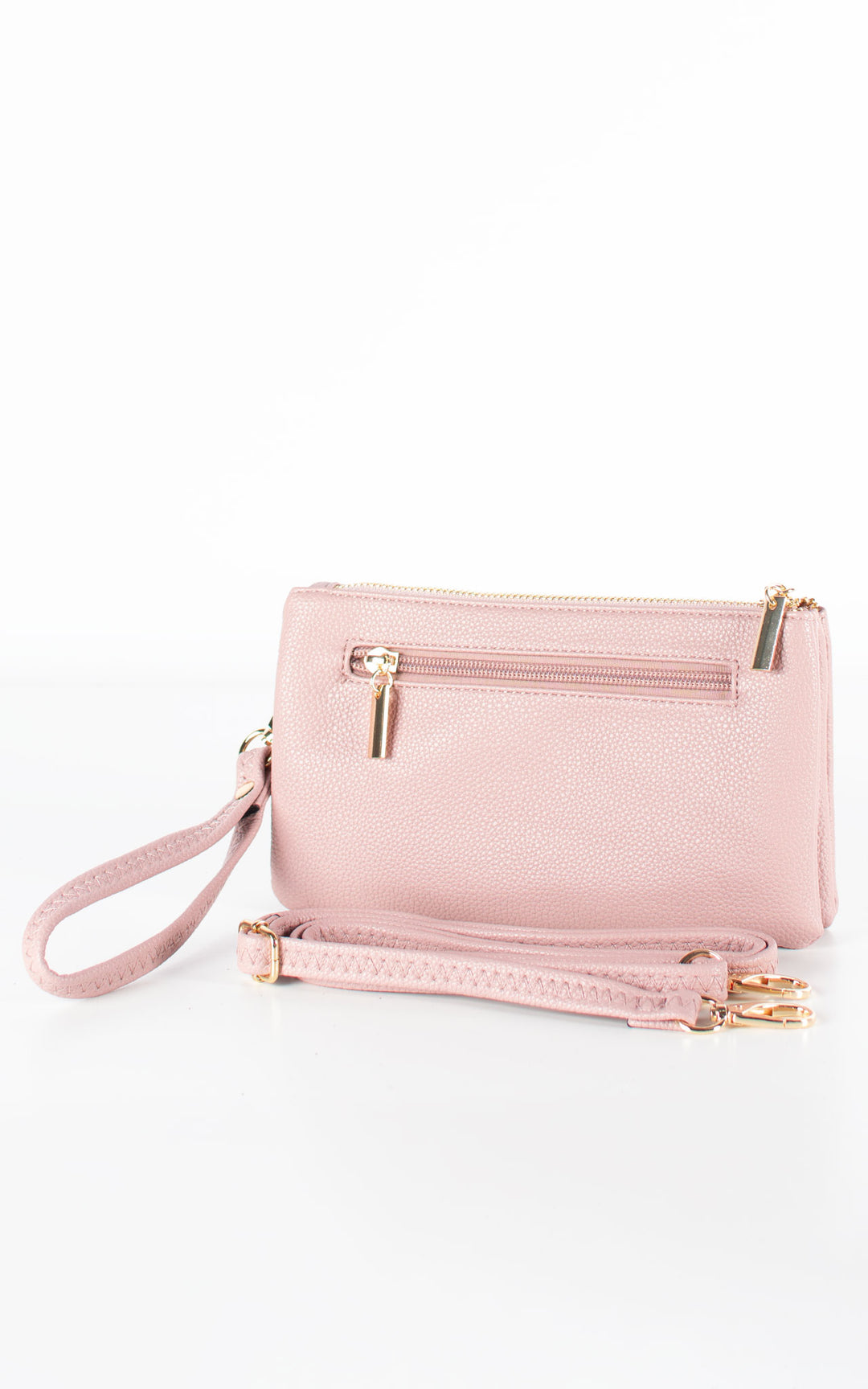 Dusky pink clutch bag hotsell