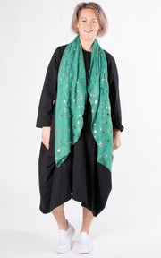 Foil Stars Scarf | Green