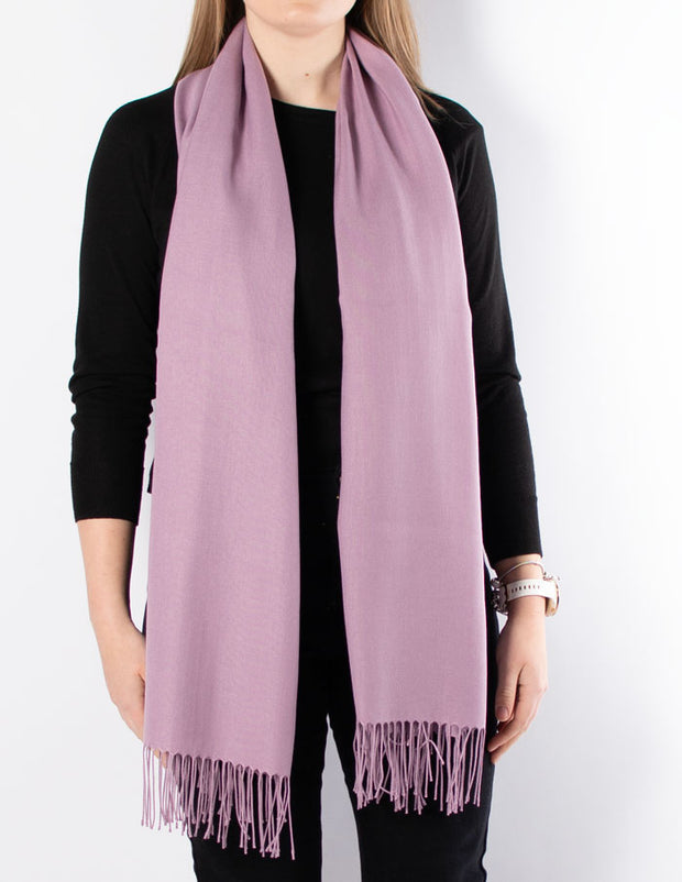 Mauve Pashmina Shawl Wrap Scarf