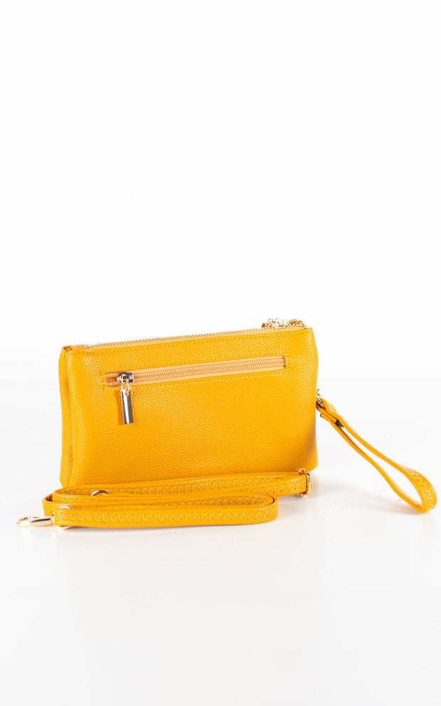 Mustard Clutch Bag | Toni