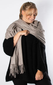 Soft Knit Scarf | Mocha