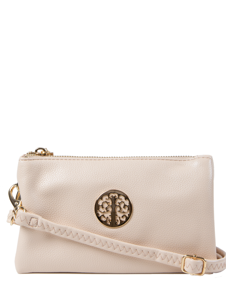 Beige Clutch Bag | Toni