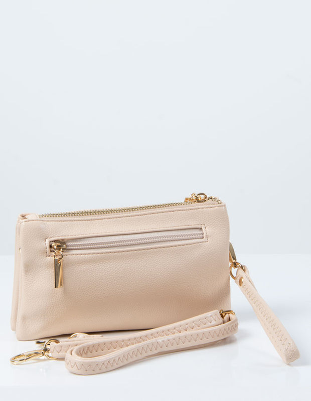 Beige Clutch Bag | Toni