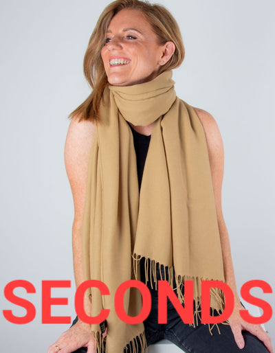 Gold Pashmina - SECONDS