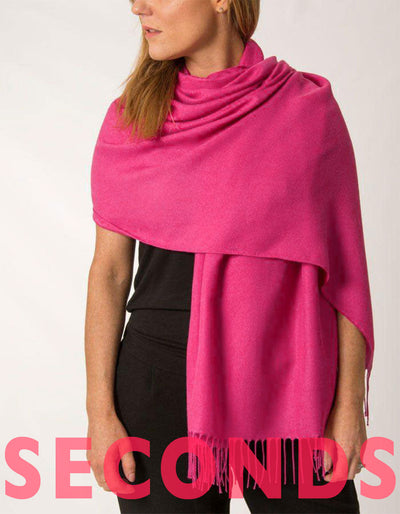 Hot Pink 2 Pashmina | SECONDS