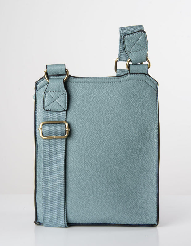 Pale Blue Messenger Bag