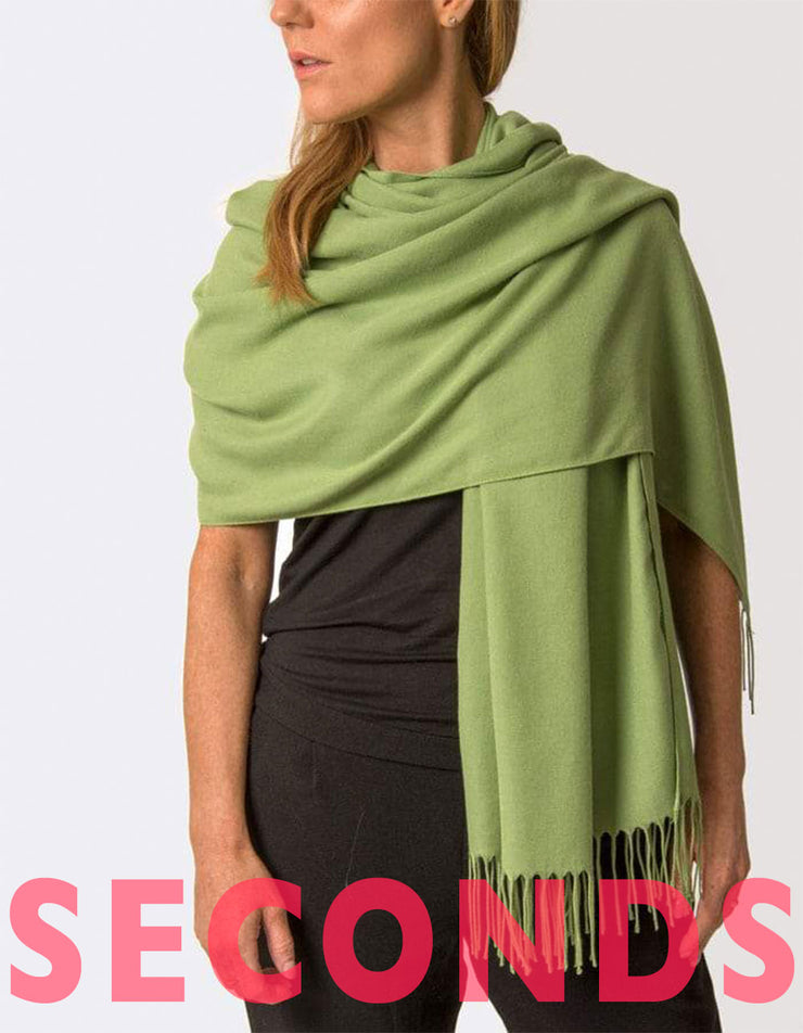 Pistachio Green Pashmina | SECONDS