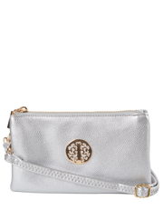 Silver Clutch Bag | Toni