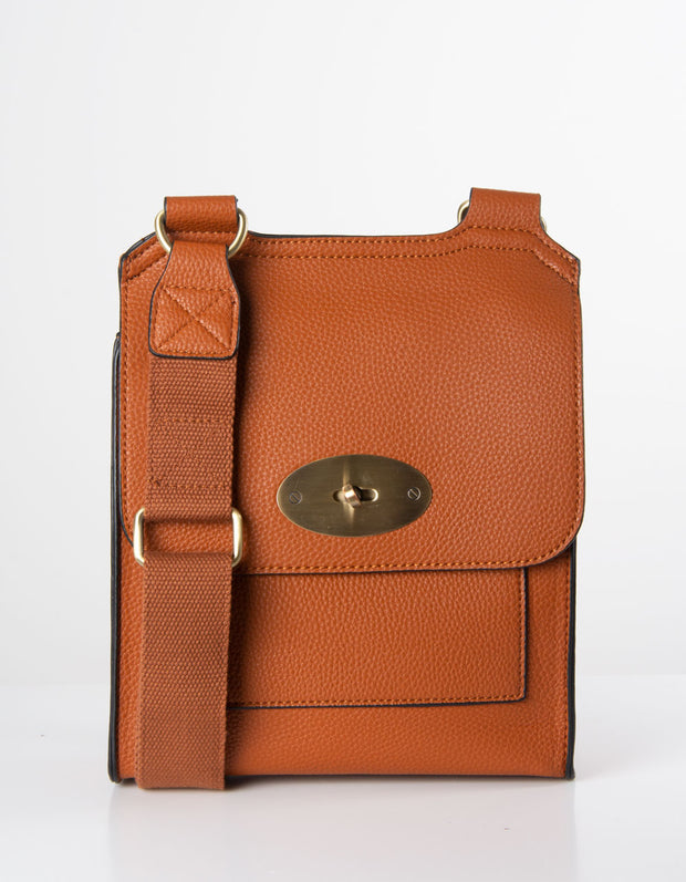 Tan Messenger Bag