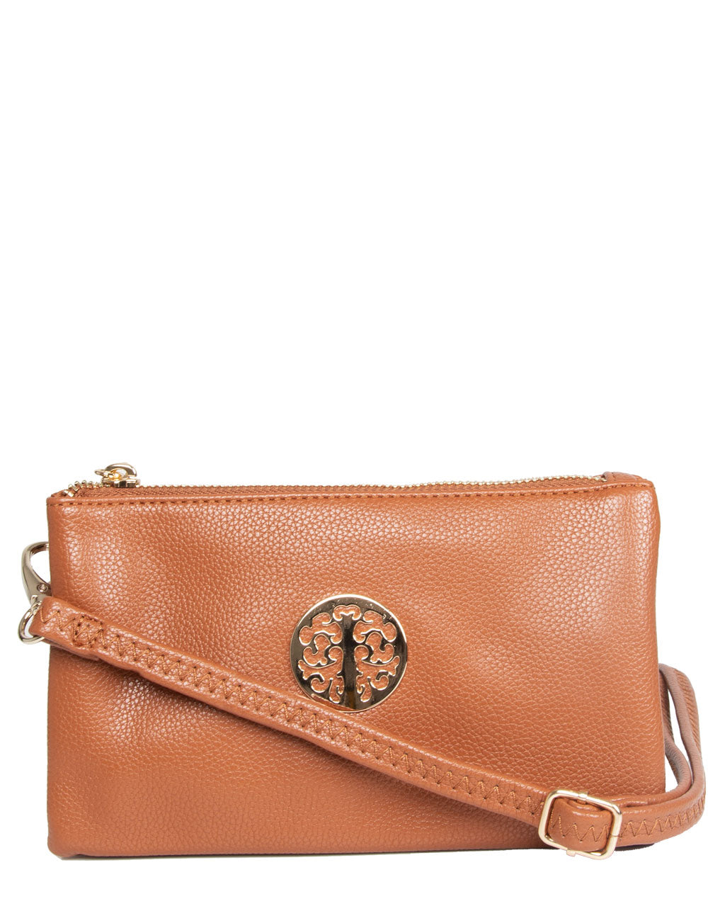 Tan Clutch Bag Toni